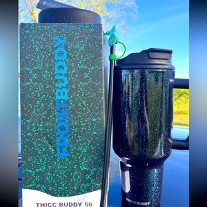 FrostBuddy Mermaid Thicc Buddy 50 oz Color Shifting Glitter Travel Mug NIB NWT